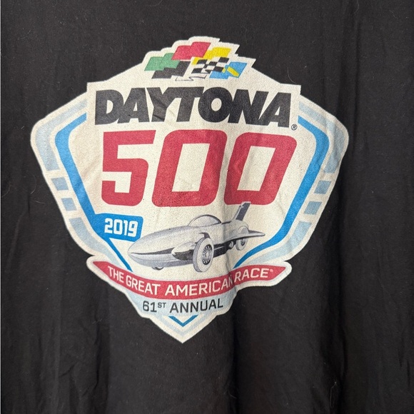 NASCAR Fanatics Daytona 500 2019 T-Shirt – Size 2XL – Black Graphic Tee - Picture 4 of 4